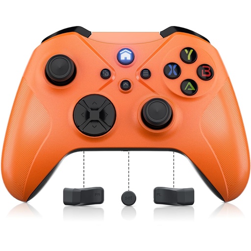 Controler wireless Bonacell pentru controler XBox cu Wifi/Programare/Vibrație/Audio de 3,5 mm/Turbo/Giroscop cu 6 axe Compatibil cu XBox/PC/Android/iOS