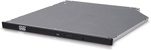 Unitate DVD internă Hitachi-LG GUD1N, player/gravator DVD subțire de 9,5 mm pentru laptop/PC desktop, compatibil Windows 10, viteză de citire/scriere 8x - negru