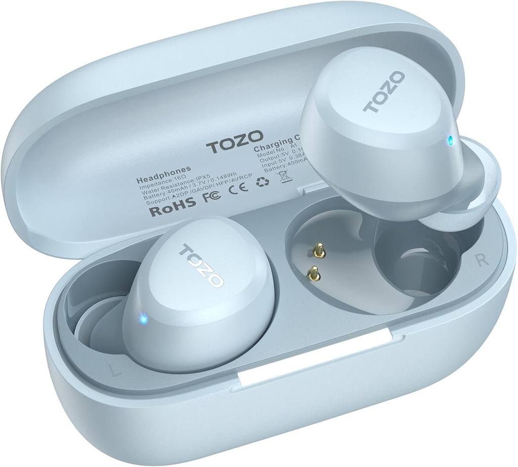 TOZO A1 Mini Casti Bluetooth 5.3 Casti fara fir, Casti Bluetooth In-Ear ...