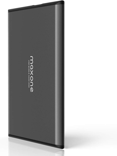 Hard disk extern portabil Maxone 500 GB-2,5 inchi USB 3.0 Backup HDD portabil pentru TV, PC, Mac, MacBook, Chromebook, Wii U, laptop, desktop, Windows (500 GB, gri)