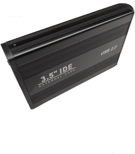 Carcasa pentru hard disk extern USB IDE HDD de 8,9 cm și 3,5 inchi