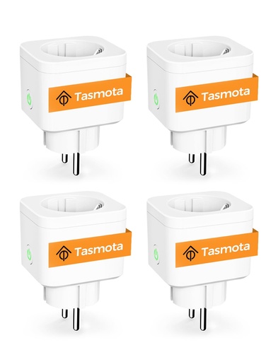 Priză Refoss Tasmota Contor de energie WLAN pentru centrală electrică de balcon Priză de măsurare Mini ESP8266 Măsurarea bidirecțională a consumului de energie electrică Generare de energie Compatibil cu Home Assistant ZWAVE ioBroker Tip F