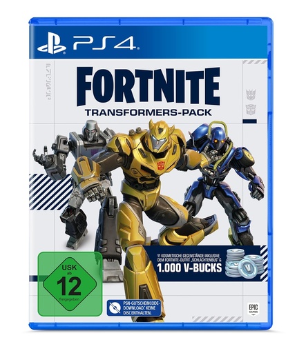 Pachet Fortnite Transformers (Descărcare - Cod în cutie) - PS4