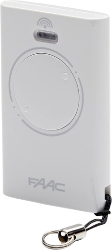 Faac 787007 XT2 433 SLH LR Transmițător telecomandă automatizare poartă 2 canale, 433 mhz, alb