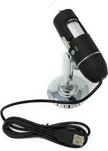 Endoscop microscop portabil digital TEMPO DI SALDI 1000X cu cablu USB Cameră PC 8 LED