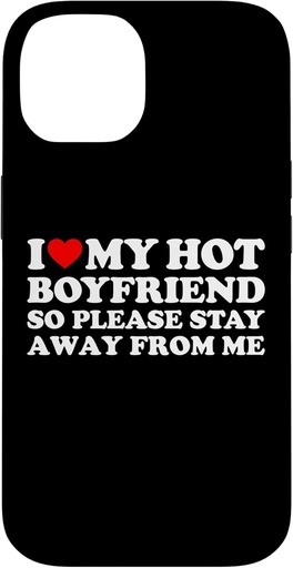 Husa pentru iPhone 14 I Love My Hot Boyfriend
