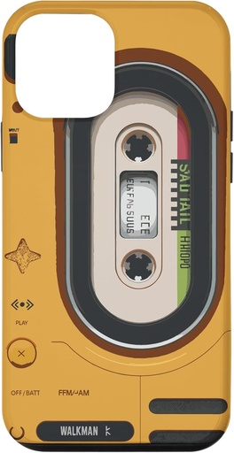 Husa pentru iPhone 12 mini Vintage Walkman Retro Caseta 80s 90s Music Nostalgia