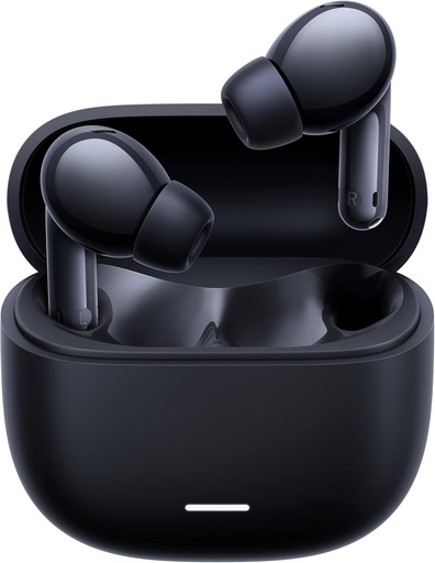 Xiaomi Redmi Buds 6 Lite, Casti Bluetooth In-Ear, Anulare a zgomotului, Microfon dublu, Calitate audio inalta, Carcasa de incarcare USB-C, Durata de viata a bateriei 38h, Negru