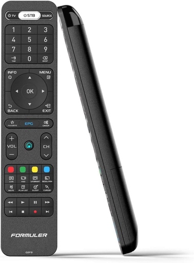 Versiunea Formuler 02F9 Telecomanda de invatare inteligenta IR originala actualizata pentru Z8/Z Alpha/Z+ Neo/Z7+ 5g/ZX5g/Z7+/ZX/Z+/Z Nano de catre Sales UK