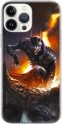 Husa telefon mobil ERT GROUP pentru Xiaomi REDMI NOTE 9 PRO/ 9S originala si licentiata oficial DC, model Batman Who Laughs 001 adaptata formei smartphone-ului, carcasa TPU
