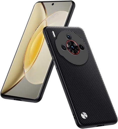 HULLIN Husa pentru telefon compatibila cu Nubia Z60S Pro (6,78"), husa de protectie din piele PU - Kevlar