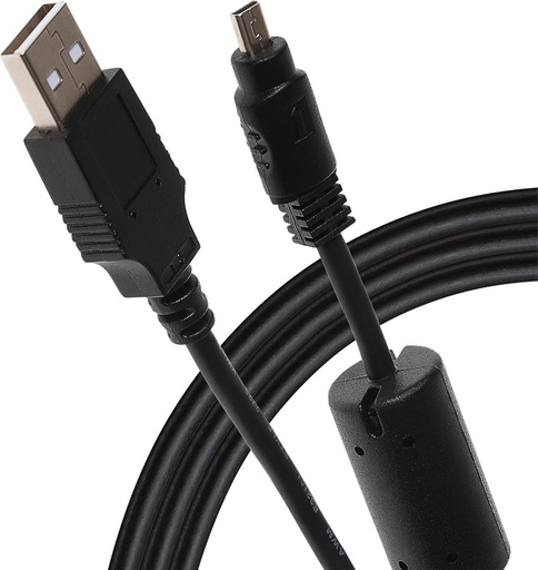 Cablu de incarcare pentru camera mini USB Praktica USB-A 2.0 la 8 pini, 0,5 m