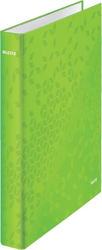 Leitz Ring Binder, A4, Pana la 230 de coli, 40 mm latime cotor, Verde, WOW, 42410054