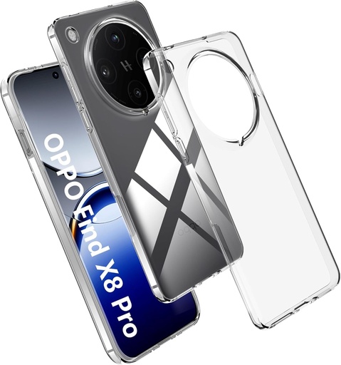 Husa Effcotuo pentru Oppo Find X8 Pro Husa Ultra subtire Carcasa moale din silicon TPU Husa rezistenta la socuri Husa de protectie Anti-amprenta Husa cu absorbtie a socurilor pentru Oppo Find X8 Pro