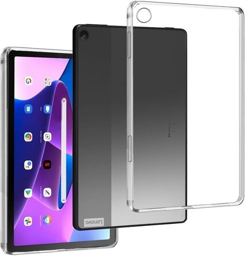 Husa REY pentru Lenovo Tab M10 3rd GEN 10.1" - Husa transparenta din silicon pentru tableta - Ultra subtire 0,33 mm - Protectie zilnica, calatorii si activitati