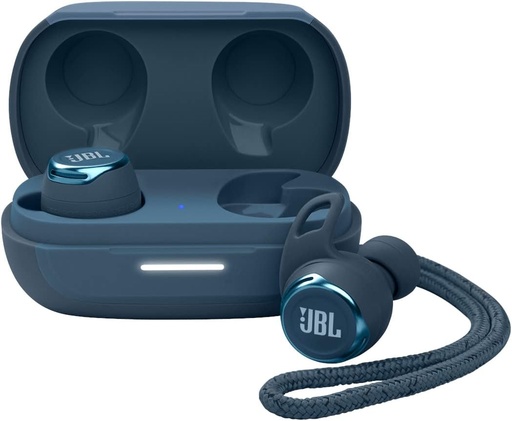 JBL Reflect Flow Pro TWS – Căști sport cu anulare activă a zgomotului – Cu adevărat fără fir – IP68 rezistent la apă – Bluetooth – 30 de ore de redare cu carcasă de încărcare – Roz