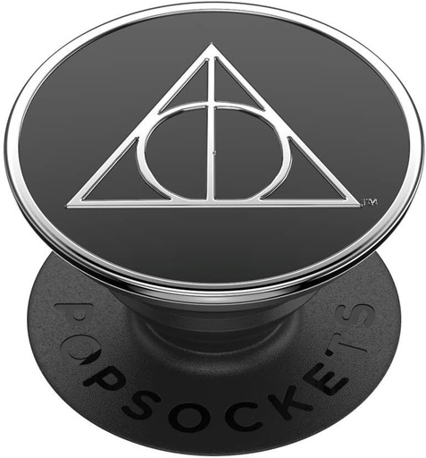PopSockets 101385 PopGrip - Suport si maner extensibil cu un blat interschimbabil pentru telefoane inteligente si tablete - Emailat Talismanele Mortii