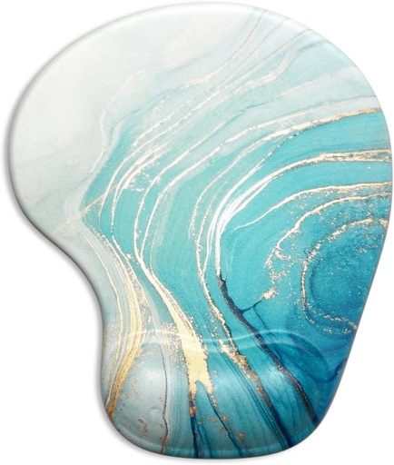 ITNRSIIET Mouse Pad ergonomic cu suport pentru încheietura mâinii cu gel pentru încheietura mâinii pentru ameliorarea durerii cu bază antiderapantă pentru birou și acasă