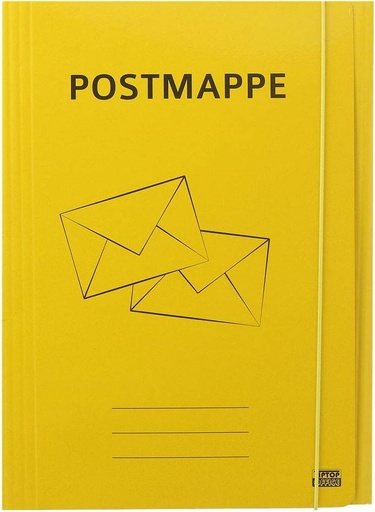 TIPTOP OFFICE Dosar puternic cu trei foi ,,Postmappe" A4, galben, 25,5 x 0,5 x 35 cm, 408228