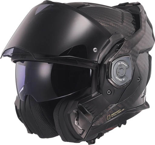 LS2, Casco moto modulare ADVANT X CARBON Gloss Carbon, XL