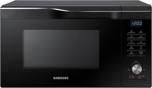 Samsung HotBlast MC2BM6035KK/EG Cuptor cu microunde combinat, gatire ventilata, abur, cuptor cu microunde + gratar 900 W + 1500 W, 28 litri, 52L x 31H x 46D cm, Culoare: Negru