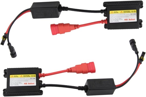 2 buc. Balast HID subțire 55W 12V Control electronic digital pentru H1 H3 H7 H8 H9 H11 9005 9006 H4 Lampă cu xenon pentru faruri