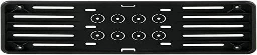 Suport pentru placuta de inmatriculare Lampa 19921 din polipropilena, negru, dimensiuni: 375 x 125 mm