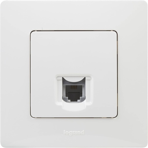 Legrand 396442 Priza telefonica RJ11 din gama monobloc Niloe, mecanism complet, alb