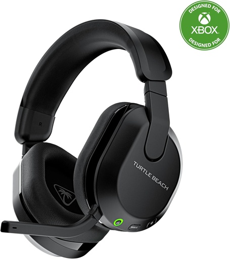 Turtle Beach Stealth 600 Căști de jocuri fără fir Xbox Black cu 80 de ore de viață, difuzoare de 50 mm și Bluetooth pentru Xbox Series X|S, Xbox One, PC