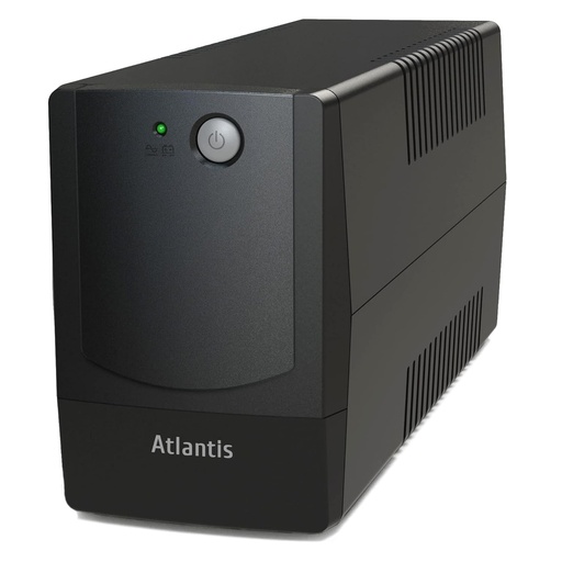 Atlantis OnePower PX1100, UPS Line Interactive 1100VA/550W, AVR (3 stadii), Onda PseudoSinusoidale, 4 prese IEC, 1 baterie 12V 9Ah