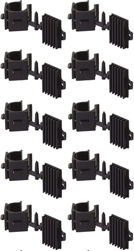 cyclingcolors 10x Cârlig pentru soclu de bucătărie picioare picioare 28mm șurub clemă arcuri mobilier ansamblu plinte din plastic