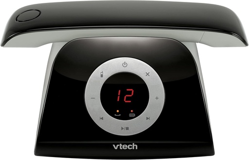 Telefon fara fir DECT cu design retro VTech LS1350 cu robot telefonic digital, blocare apeluri, apeluri hands-free si reapelare, afisaj cu iluminare din spate si tastatura