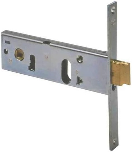 CISA 144150700, Incuietoare cilindrica cu injectie pentru benzi, fata acoperita cu zinc, spate 70°, ambidextra