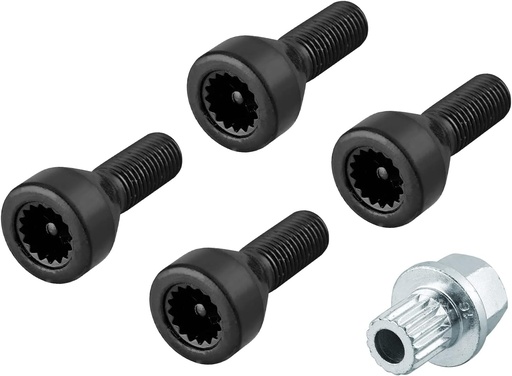 utech Set de șuruburi de blocare a roților 36136786419 E46 E87 E90 E60 Încuietoare antifurt pentru șuruburi de roți Piulițe de roți din aluminiu șuruburi Blocare de siguranță