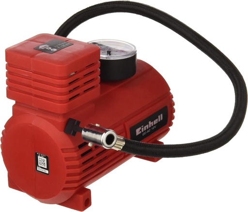 Compresor portabil Einhell CC-AC 12V (12 V de la brichetă, presiune maximă 18 bar, furtun de înaltă presiune de 45 cm, cablu de alimentare 2,9 m)