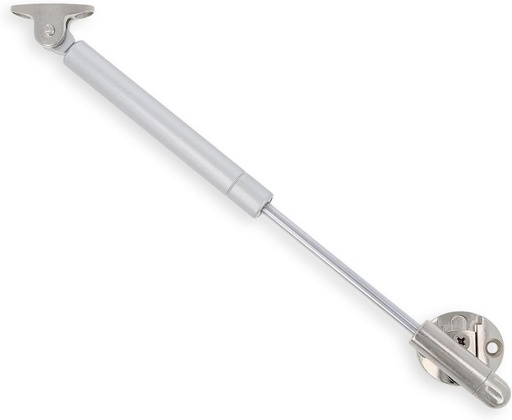 Amig - Strut cu gaz pentru ridicarea ușilor batante | Mod. 98 | Capacitate de încărcare: 8 kg | Amortizor reglabil pentru deschidere în sus fără șocuri | Argint