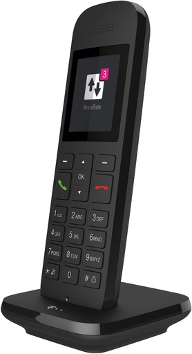 Telekom Speedphone 12 cu suport de incarcare Telefon DECT negru fara fir LCD-TFT de 2"