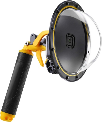 Carcasă subacvatică pentru portul Gopro Dome: pentru GoPro Hero 11 10 9 Negru, Dom de protecție rezistent la apă, fotografie de scufundări pentru camera Go Pro Action Cam