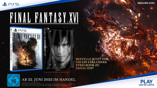 Final Fantasy XVI - Ediția Steelbook [Exclusiv Amazon] (PlayStation 5)