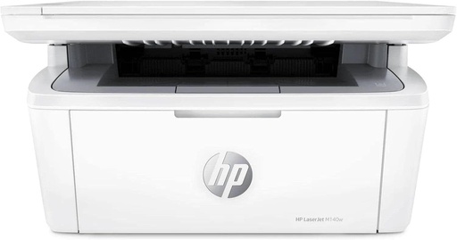 HP LaserJet M140w 7MD72F, Imprimanta multifunctionala laser A4, monocrom, imprimare duplex manuala alb-negru, 20 ppm, Wi-Fi, HP Smart, alb
