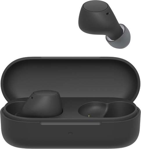 Casti wireless Sony WF-C510 - Casti Bluetooth compacte si usoare cu conexiune multipunct, sunet ambiental, rezistenta la apa IPX4, Spotify Tap, incarcare rapida, 22 de ore de viata a bateriei, iOS si Android - negru