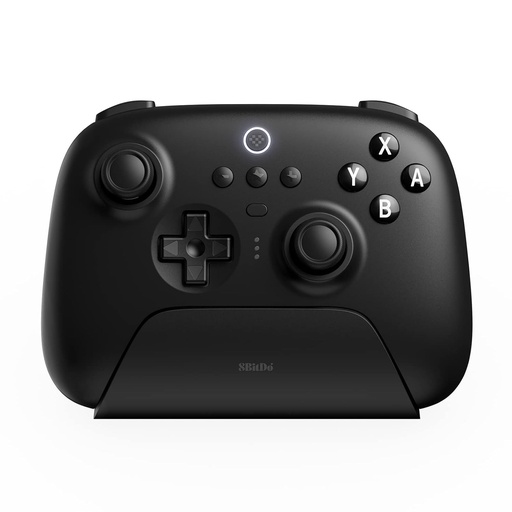 Controler 8BitDo Ultimate Bluetooth si 2,4 g cu statie de incarcare pentru comutator si Windows - negru