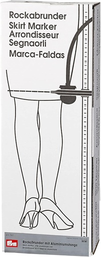 Marcator Prym pentru fuste, gri, 80 cm
