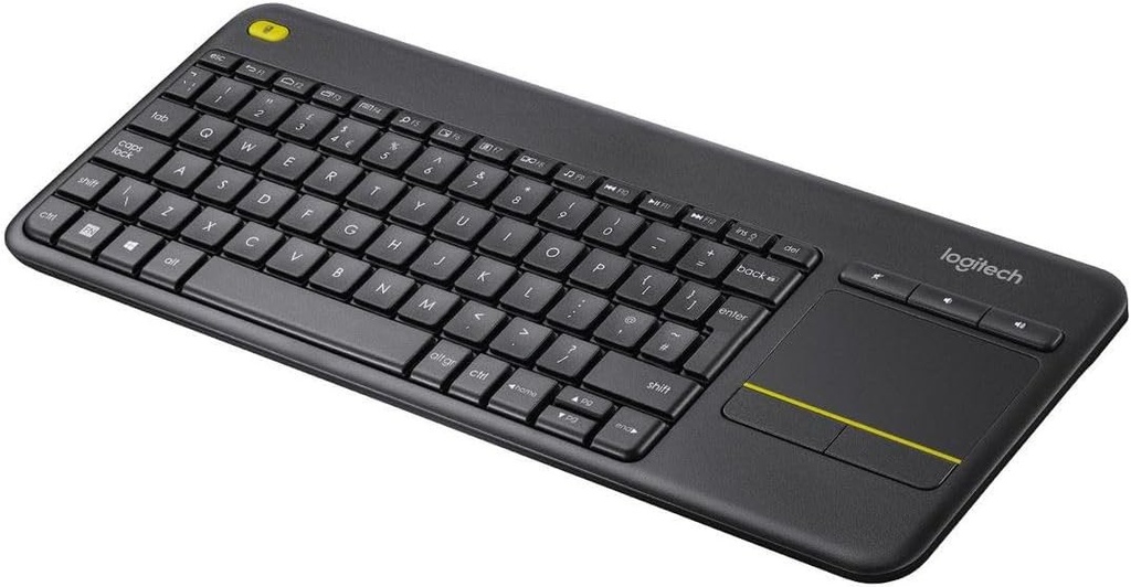 Tastatura TV tactila fara fir Logitech K400 Plus, comenzi multimedia ...