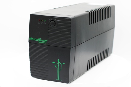 Master Power, 650 VA UPS, 360 W tensiune de ieșire constantă, 2 prize Schuko