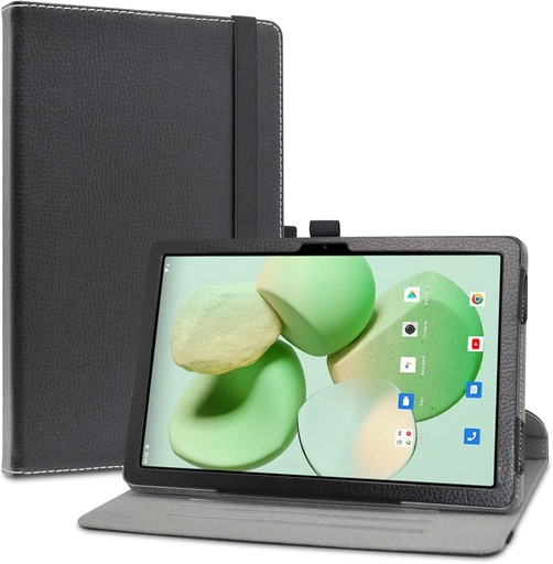 LiuShan Husa rotativa pentru DOOGEE T10, husa pentru DOOGEE T10S, carcasa cu functie de suport rotativ la 360° pentru DOOGEE T10 / DOOGEE T10S / DOOGEE T10 PRO Android Tableta Tableta de 10,1 inchi, negru