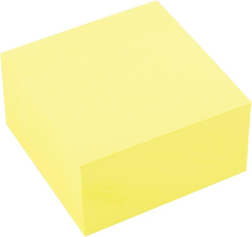D.RECT ​​| Note lipicioase | Set de 1 | 51x51mm | 1 x 400 Tampoane | Rechizite de birou | Galben