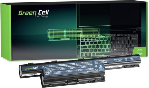 Baterie pentru laptop Green Cell(R) din seria extinsa AS10D31 AS10D3E AS10D41 AS10D51 AS10D61 AS10D71 AS10D73 AS10D75 AS10D81 pentru Acer/eMachines/Packard Bell (9 celule 6600mAh 10.8V negru)
