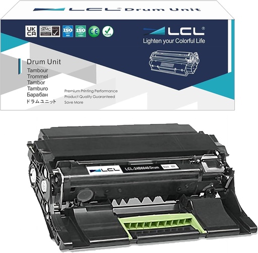 Cilindru remanufacturat LCL 24B6040 60000 pagini (1 cilindru) Compatibil pentru Lexmark M1140 XM1140 M1145 XM1145 M3150 X3150