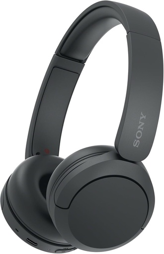 Sony WH-CH520 - Căști Bluetooth fără fir, Multipunct, Microfon încorporat - Până la 50 de ore de viață a bateriei și încărcare rapidă - Negru